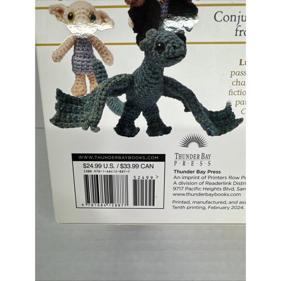 Harry Potter Crochet Kit with Harry's‎ Wand Crochet Hook, Yarn, Eyes, Etc NEW ! - Picture 4 of 7